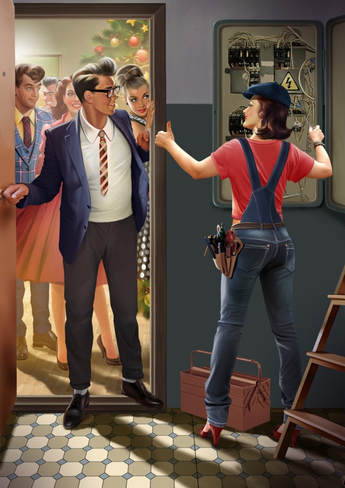 Немного советского Pin-Up Здравствуйте, уважаемые, Валерия, Барыкина, Натальи, Ершовой, нескольких, авторов, Очень, люблю, Приятного, времени, суток