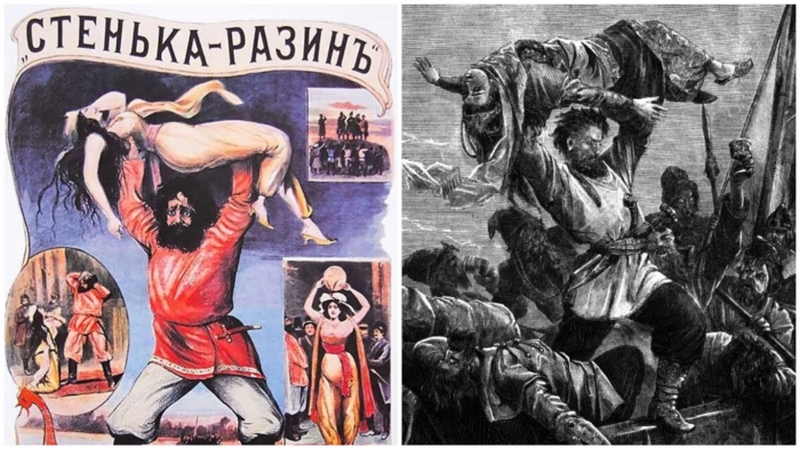 Картина стенька разин с княжной репин
