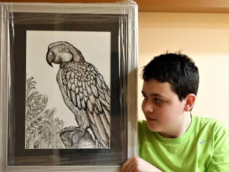 В сети поделились работами 16 летнего сербского художника 