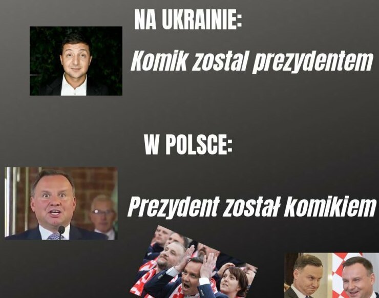Тем временем на польских пабликах Зеленский, выборы, политика, президент украины, прикол, украина, шутки за 300