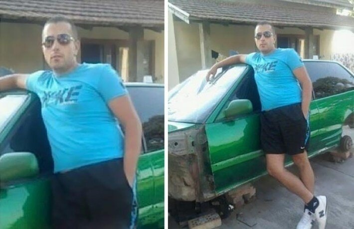8. Завидный жених с машиной? Ага! 8. Завидный жених с машиной? Ага! прикол, ракурс, ракурс решает, смешно, фото