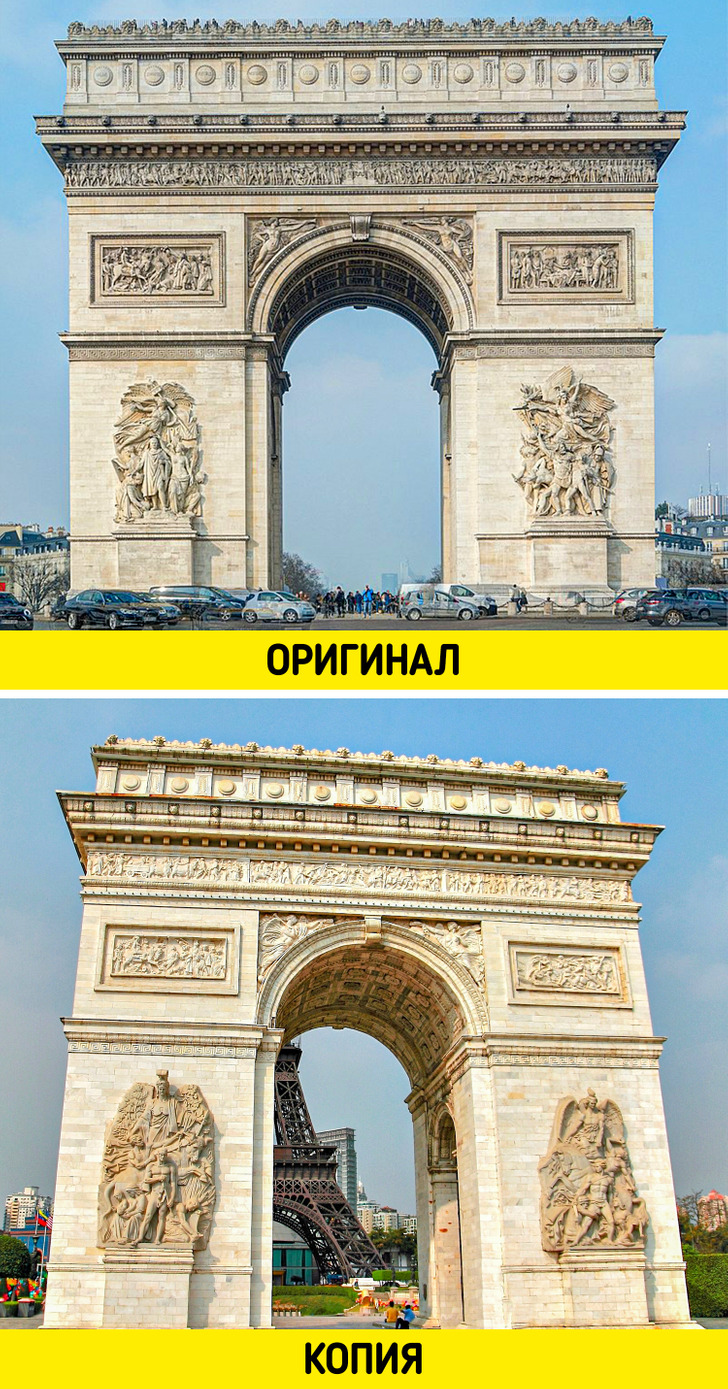 18 знаменитых объектов и сооружений, которые были скопированы китайцами в своей стране