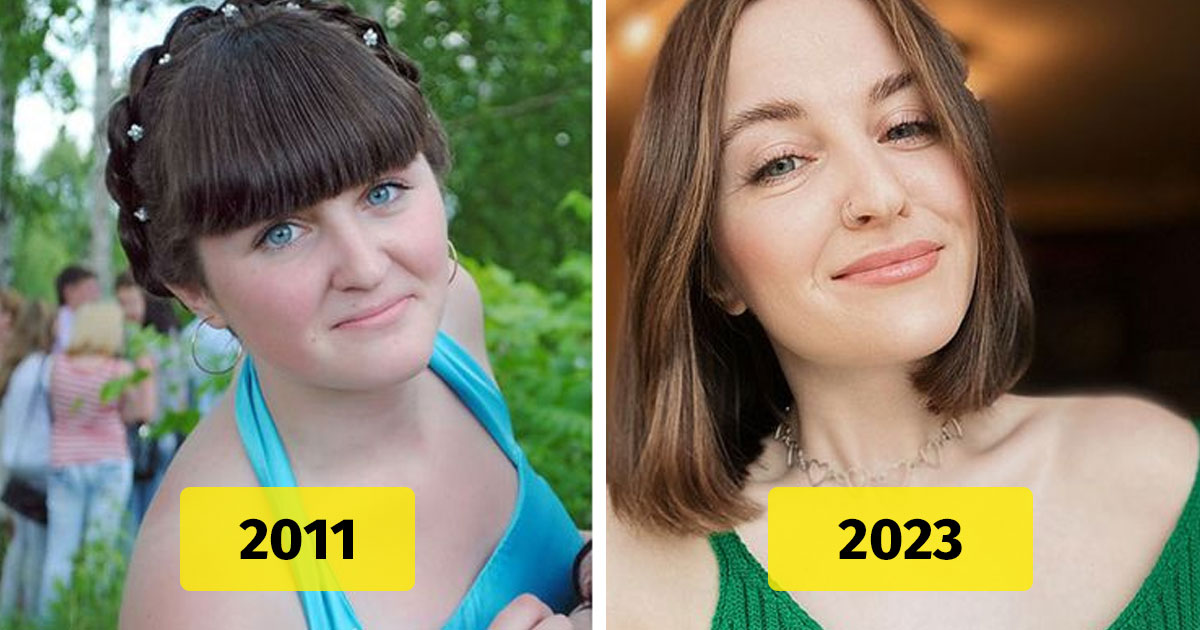 16 фотографий людей, которые осмелились показать себя в сети, сравнив с собой же 10 лет назад